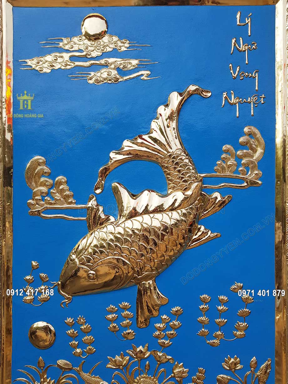 Bức tranh đồng đẹp n&agrave;y thường đi theo cặp, thường được treo đối xứng nhau